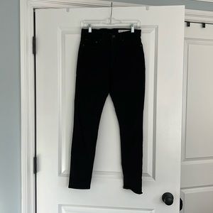 Rag and Bone Nina High Rise Skinny Jeans Black